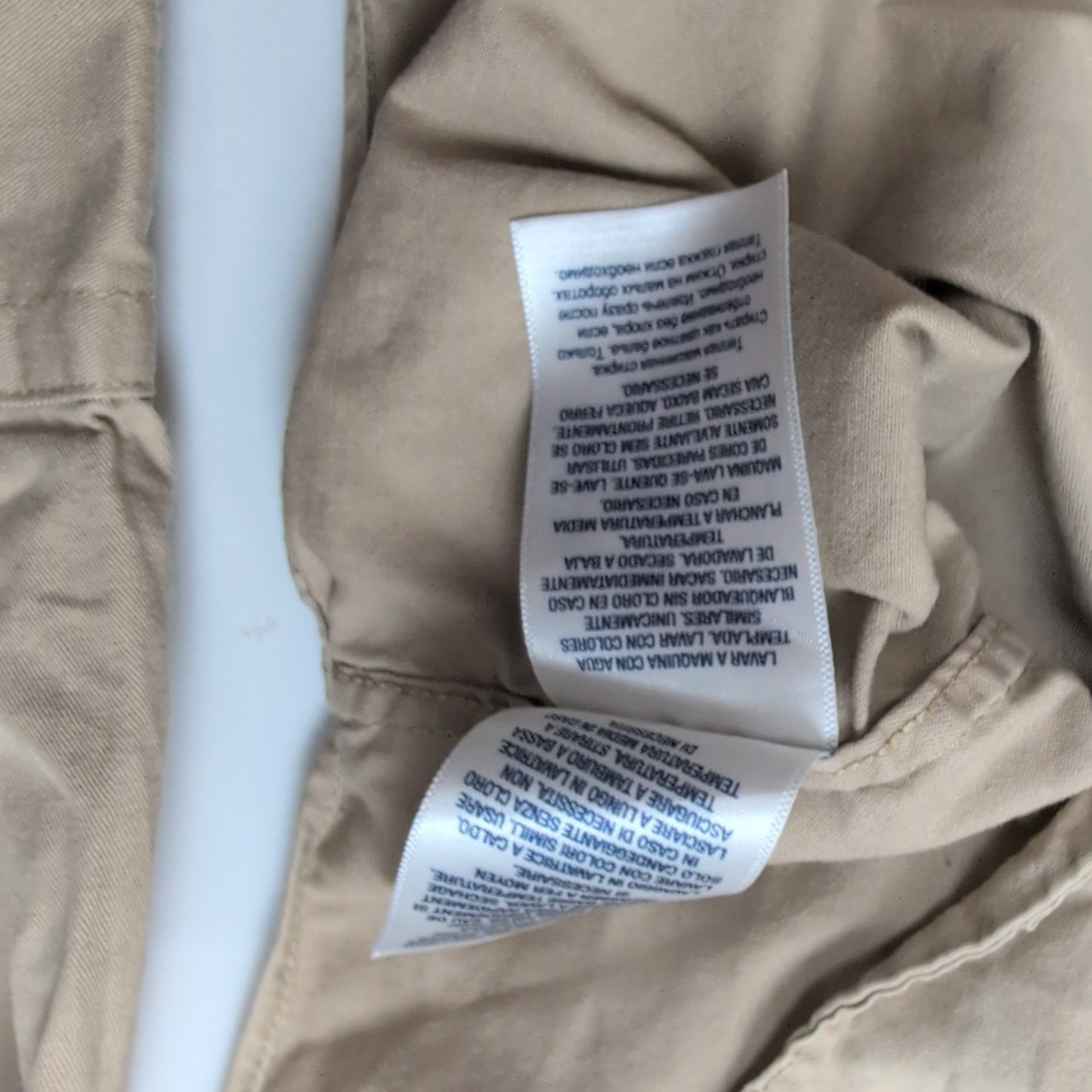 Chemise Ralph Lauren Enfant 14-16 Ans Marron Unie Logo Brodé Coton