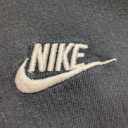 Sweat Fin à Capuche Nike Noir - Logo Brodé Blanc - Taille M Homme