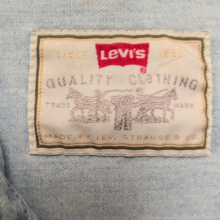 Chemise Levi's Vintage Denim Jean Bleu Clair Red Tab Taille L