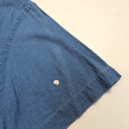 Chemise Ralph Lauren Indigo Oxford Taille XL Coton Manches Courtes