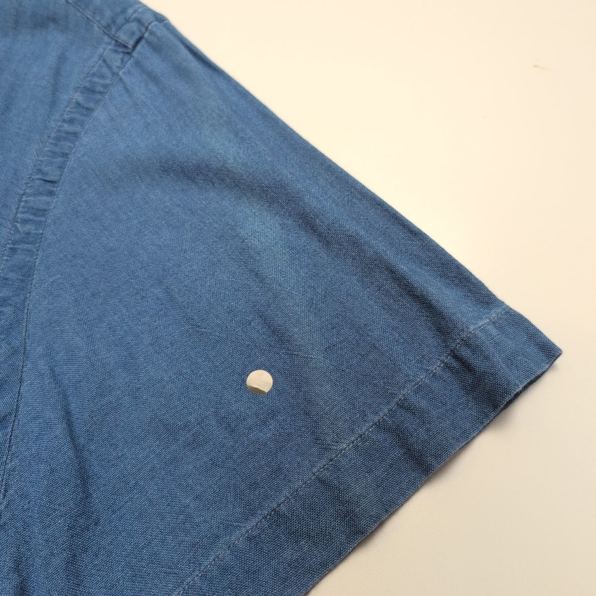 Chemise Ralph Lauren Indigo Oxford Taille XL Coton Manches Courtes