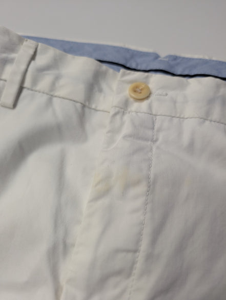 Pantalon chino Polo Ralph Lauren Classic Fit W42 L30 blanc coton Pima