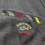 Pull Paul & Shark Yachting Vintage Bleu Marine Foncé Col Zippé - Taille M