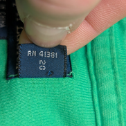 Polo Ralph Lauren Veste Hoodie Capuche Zippée Verte M Logo Violet