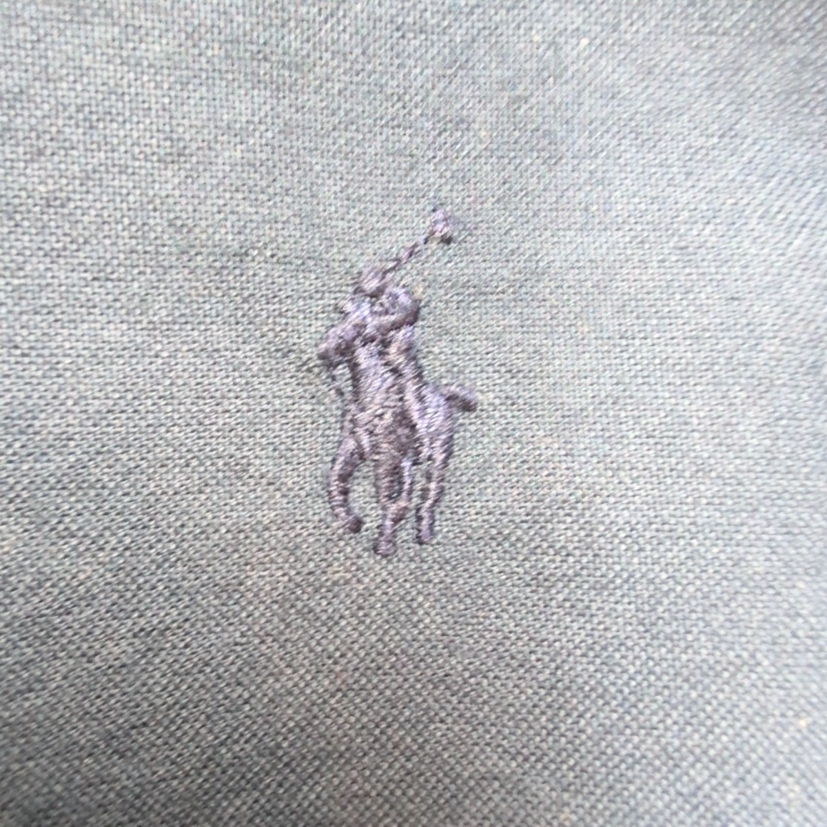 Chemise Ralph Lauren Slim Fit L bleu marine unie manches longues