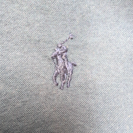Chemise Ralph Lauren Slim Fit L bleu marine unie manches longues