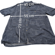 Chemise hawaïenne Croft & Barrow manches courtes taille L