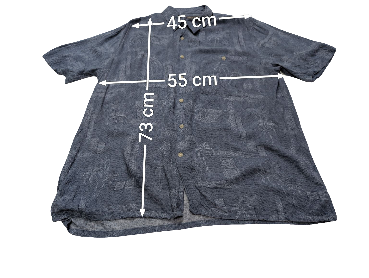Chemise hawaïenne Croft & Barrow manches courtes taille L