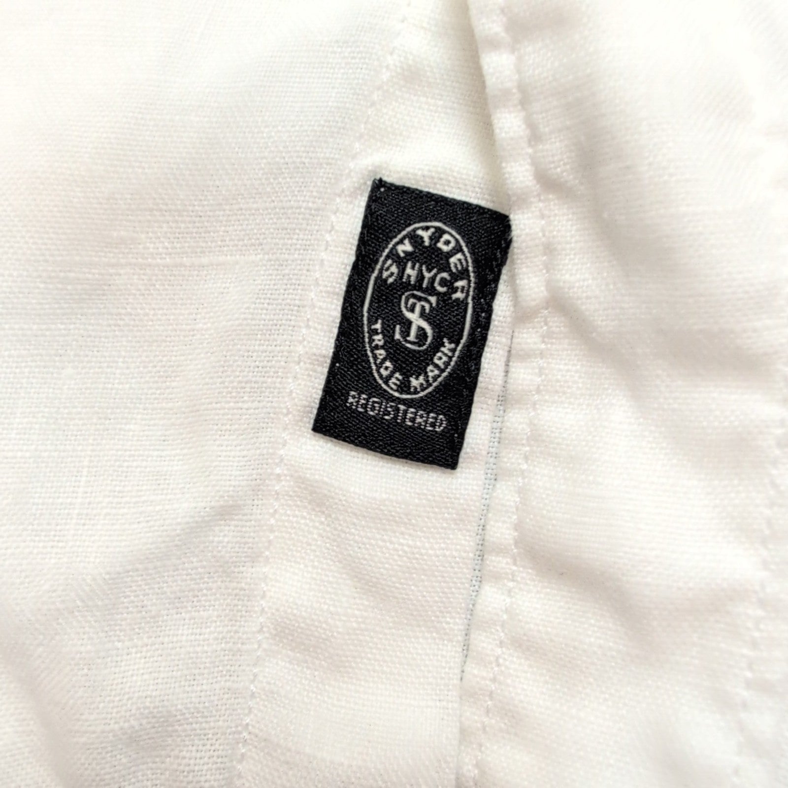 Chemise Todd Snyder XS Blanc 100% Irish Linen Baird McNutt NY manches longues
