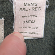 L.L. Bean XXL Chemise Chamoisette Flanelle Épaisse Vert Kaki Workwear