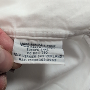Chemise Polo Ralph Lauren Taille M Custom Fit Blanche Coton Logo Bleu Marine