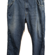 Jean Wrangler Homme Vintage Bleu W42 L29 Denim Pantalon Look Usé Distressed