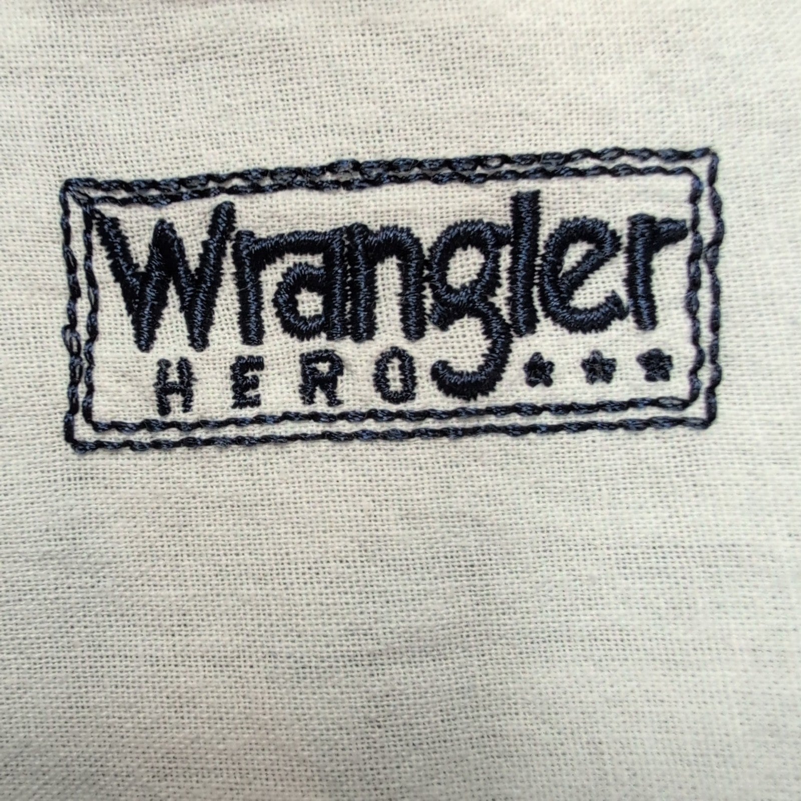 Chemise Wrangler Manche Courte Bleue et Blanche Carreaux Taille L Une Poche
