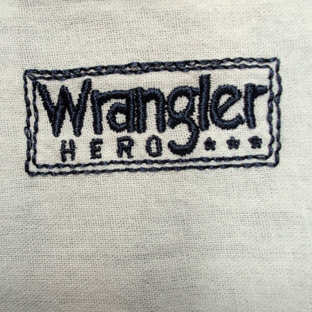Chemise Wrangler Manche Courte Bleue et Blanche Carreaux Taille L Une Poche