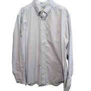 Chemise L.L. Bean bleue à rayures manches longues taille XL #207e