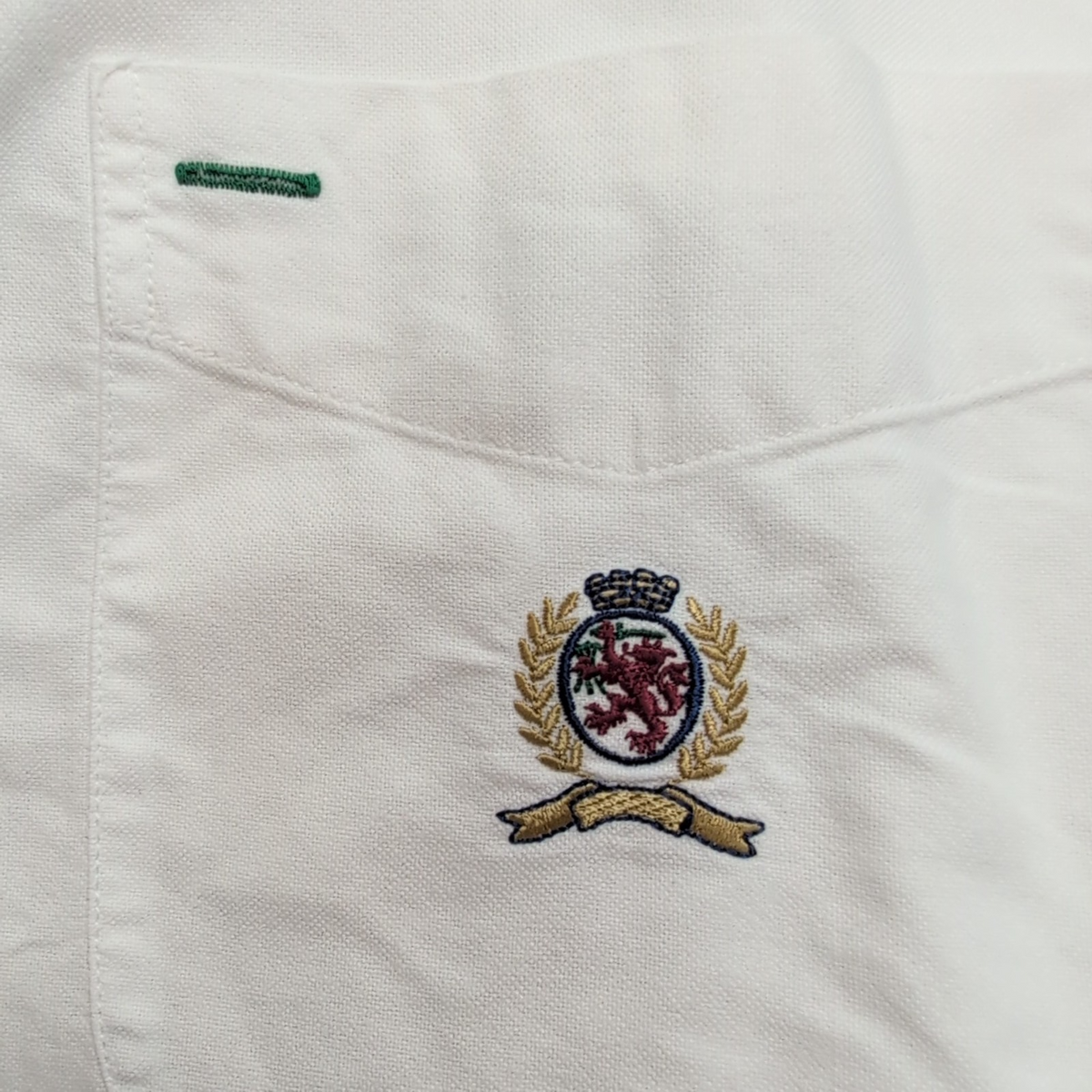 Chemise Tommy Hilfiger Blanche Coton Manches Longues XL Vintage