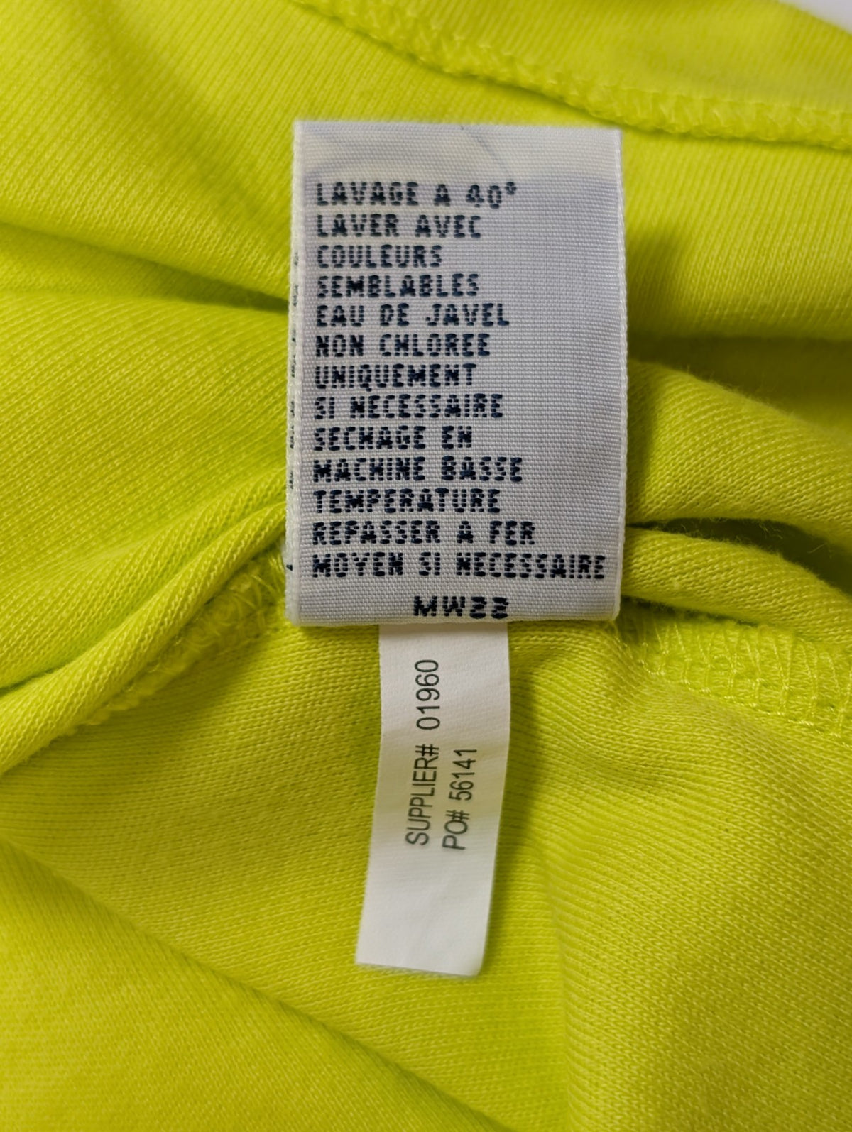 Polo manches courtes Polo Ralph Lauren jaune logo bleu coton Custom Fit L