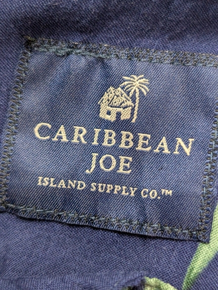 Chemise hawaïenne cocktail Caribbean Joe manches courtes taille L