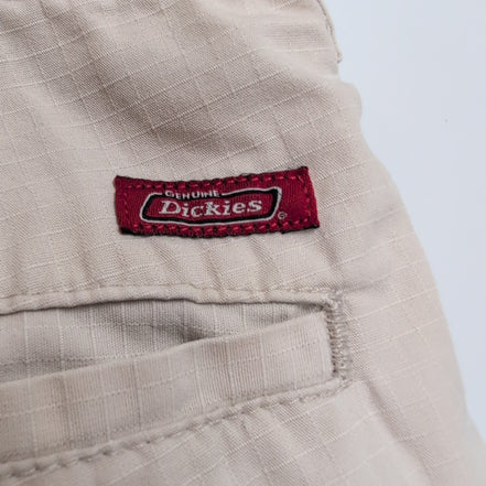 Short Dickies Workwear Crème Homme W32 Ripstop Coupe Droite Très Bon État