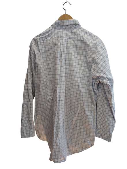 Chemise Ralph Lauren blanche à carreaux taille L/XL #2441