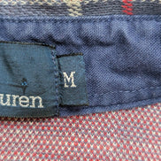 Polo Polo Ralph Lauren Épais M Carreaux Bleu Rouge Coudières