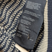 Gilet Boutonné Tommy Hilfiger Rayé Bleu Marine & Gris - Taille XL (LG)
