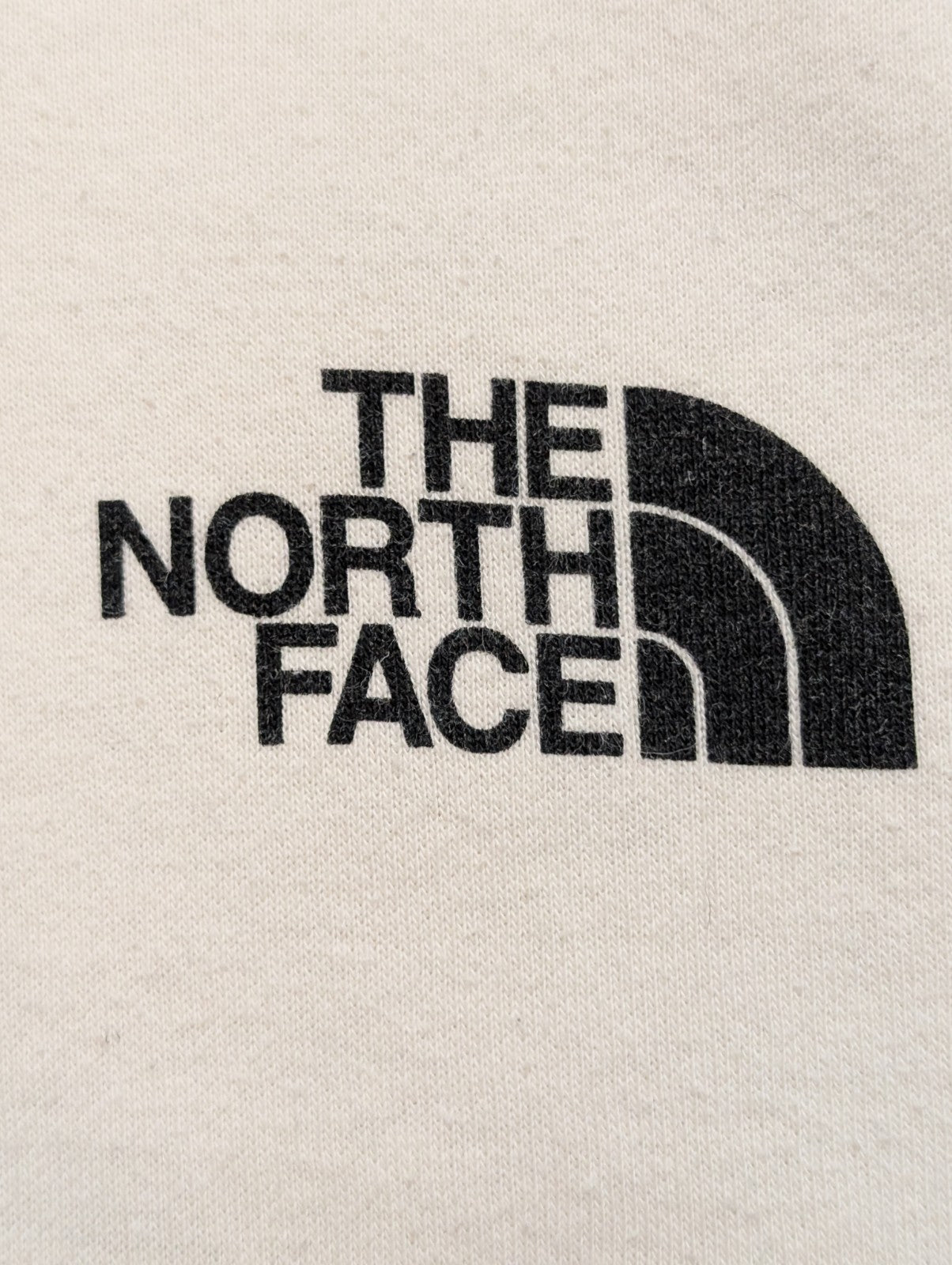 The North Face Sweat à Capuche Blanc - Grand Logo Carré au Dos - Taille XL Femme