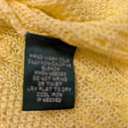 Pull femme LAUREN Ralph Lauren 100% lin jaune col V torsadé taille XL