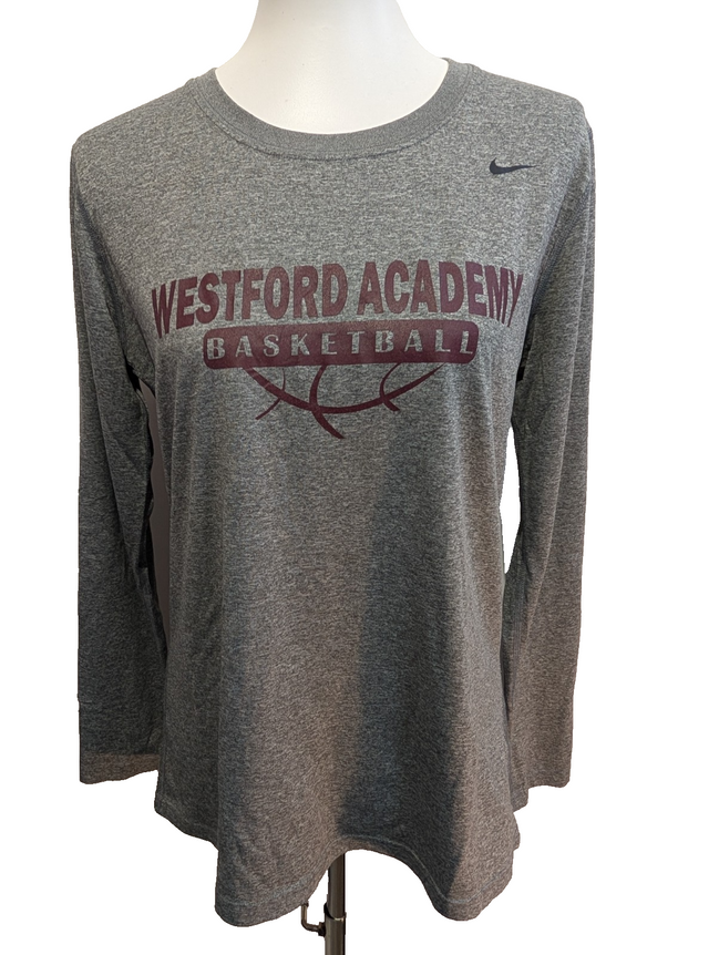 T-shirt Manches Longues Nike Dri-Fit Westford Academy Basketball" Femme T. L