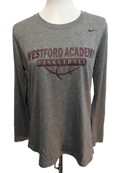 T-shirt Manches Longues Nike Dri-Fit Westford Academy Basketball" Femme T. L