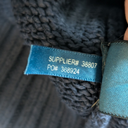 Pull Polo Ralph Lauren Col Zippé Bleu Marine 100% Coton Taille M Vintage
