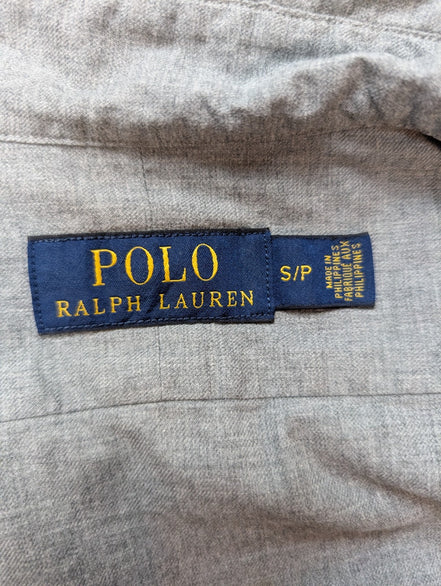 CHEMISE POLO Ralph Lauren homme S Classic Fit Grise Uni SANS LOGO ⬜