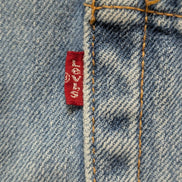 Jean Levi's 505 Regular Fit Vintage Homme W38 L30 Bleu Denim Classic Straight