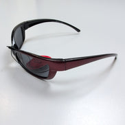 Lunettes de soleil Y2K Natur Optik Germany Bordeaux Brillant Branches La