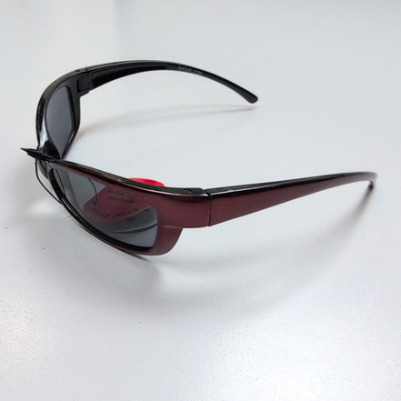 Lunettes de soleil Y2K Natur Optik Germany Bordeaux Brillant Branches La
