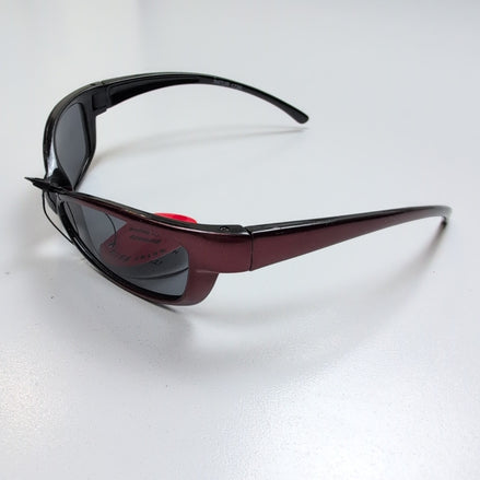 Lunettes de soleil Y2K Natur Optik Germany Bordeaux Brillant Branches La