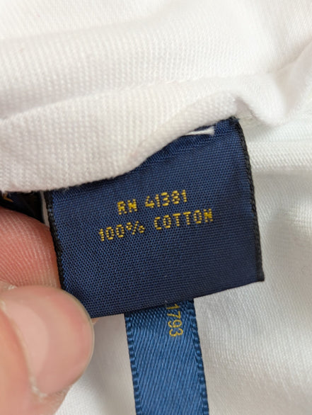 Pantalon Chino POLO RALPH LAUREN Blanc Pur ❄️ Taille W35 L32 ❄️ Classic Fit Chic