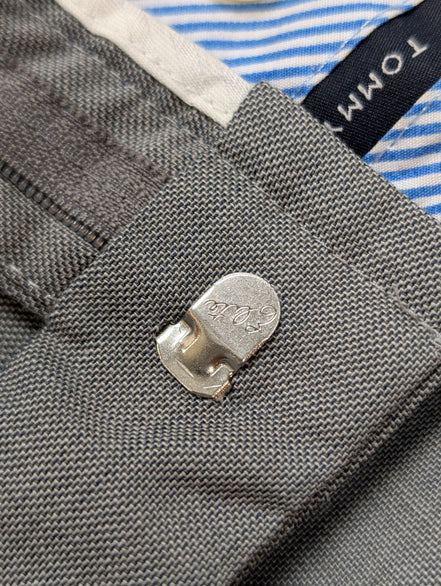 Pantalon de Costume TOMMY HILFIGER Gris 👔 Taille W32 (L27 réelle) 👔 Excellent