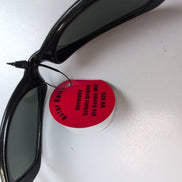 Lunettes de soleil Natur Optik Germany Y2K noir brillant ovales 🔥