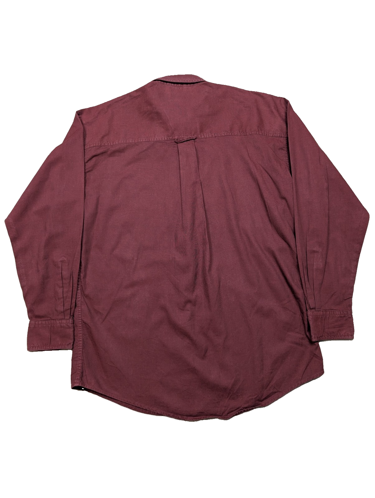 Chemise shirt Chaps Ralph Lauren M bordeaux coton manches longues button down