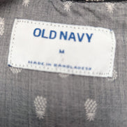 Chemise hawaïenne Old Navy noir et blanche ananas taille M
