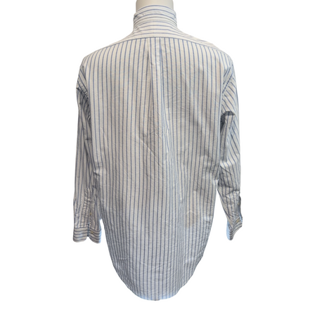 Chemise Ralph Lauren bleu rayures M/L Made in Jamaica Oxford Vintage