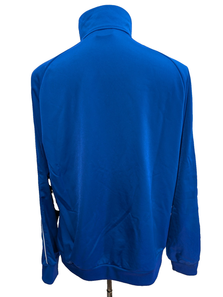 Veste Adidas Bleue Taille L Coupe Longue Sportswear Training Zippée - BEG