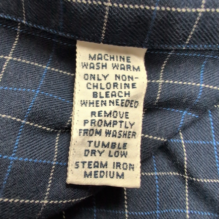 Chemise Ralph Lauren M Bleu Marine Carreaux Manches Longues