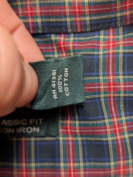 Chemise Lauren Ralph Lauren Sans Repassage Manches Longues Classic Fit Taille L