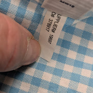 Chemise Ralph Lauren à Petits Carreaux Bleu et Blanc Taille M Classic Fit