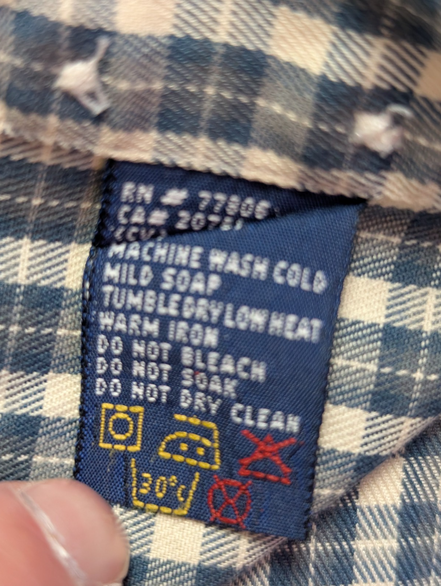 Chemise Tommy Hilfiger à carreaux taille M vintage taille plutôt XL #145msch