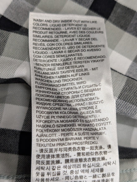 Chemise Levi's Western Noir et Blanc Carreaux Pressions Nacrées - Taille L