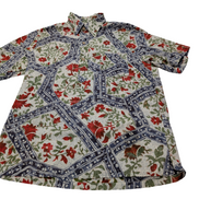 Chemise / Polo hawaïenne HRS His Royal Highnes fleurie taille L #727