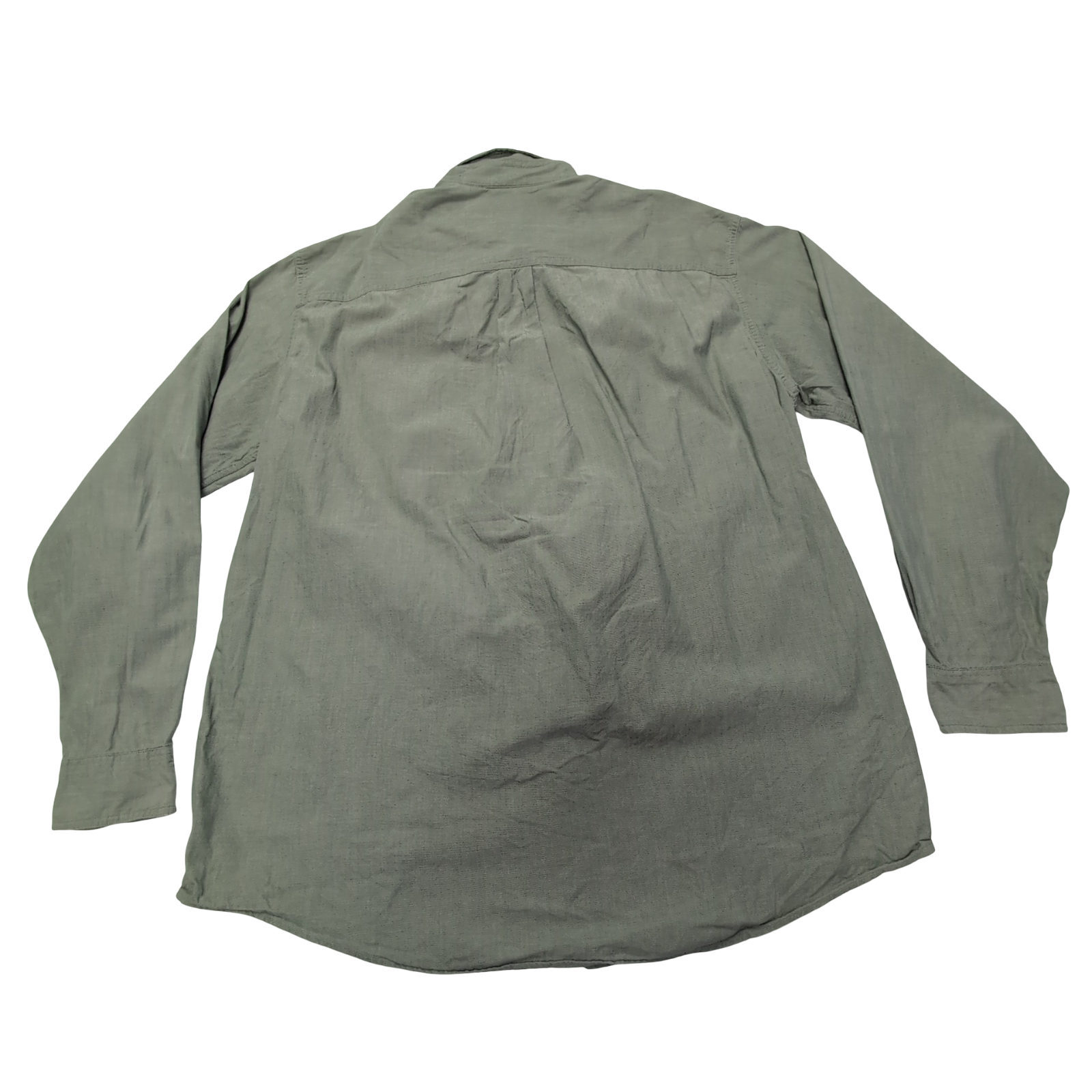 Chemise L.L. Bean verte uni 2 poches taille L
